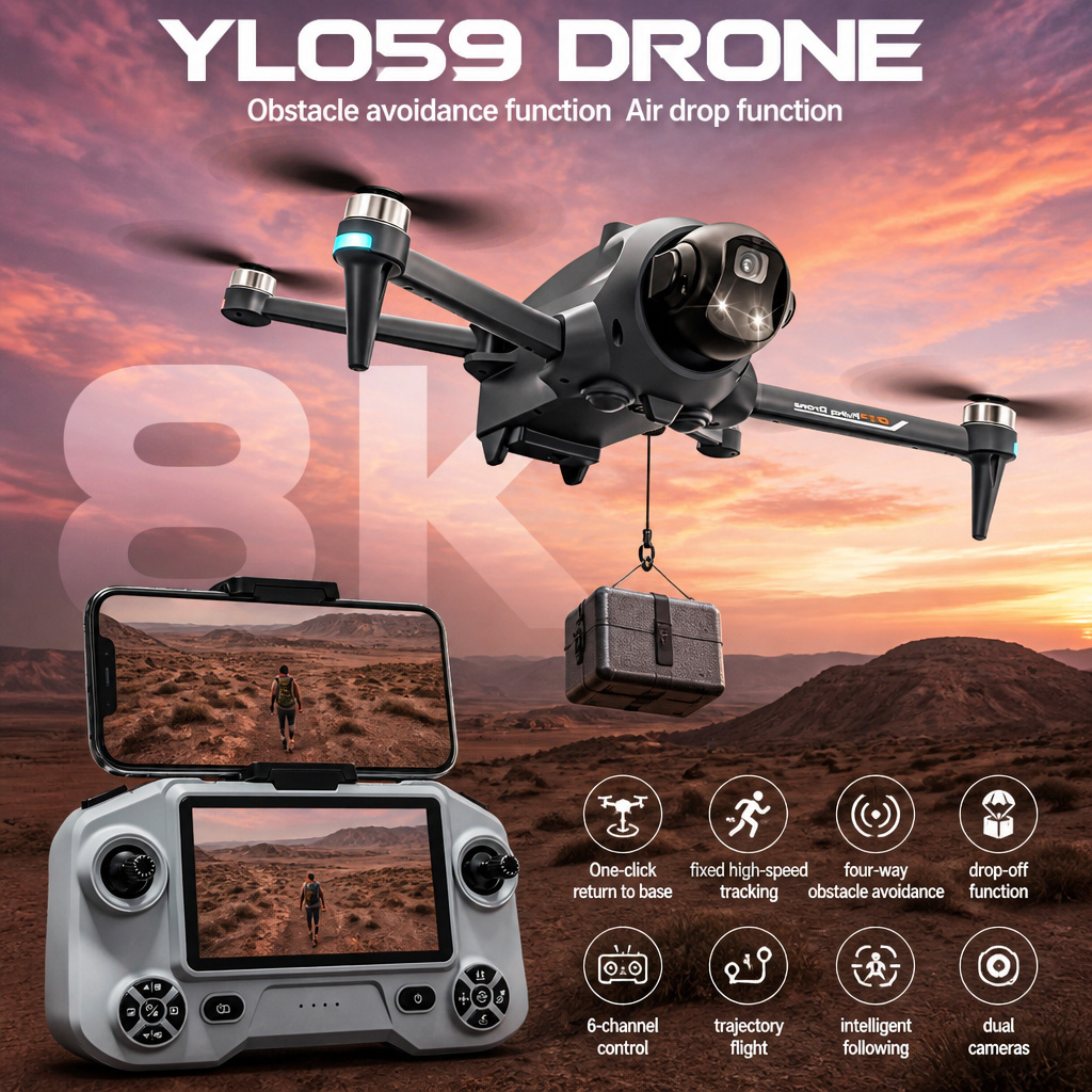 NEW YL059 Drone GPS Auto Retur - Drone Kit With Camera 评论和价格