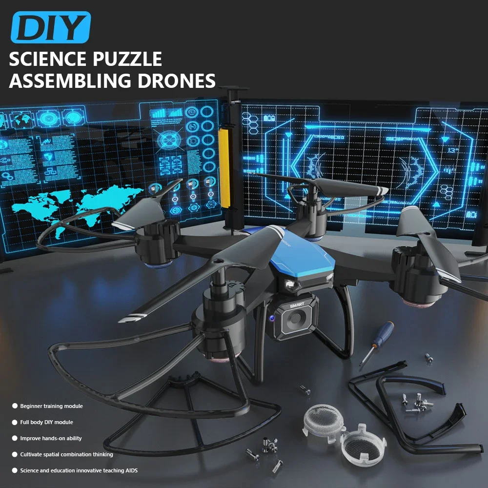 JJRC H108 DIY Teaching Assembl - Drone Kit With Camera 评论和价格