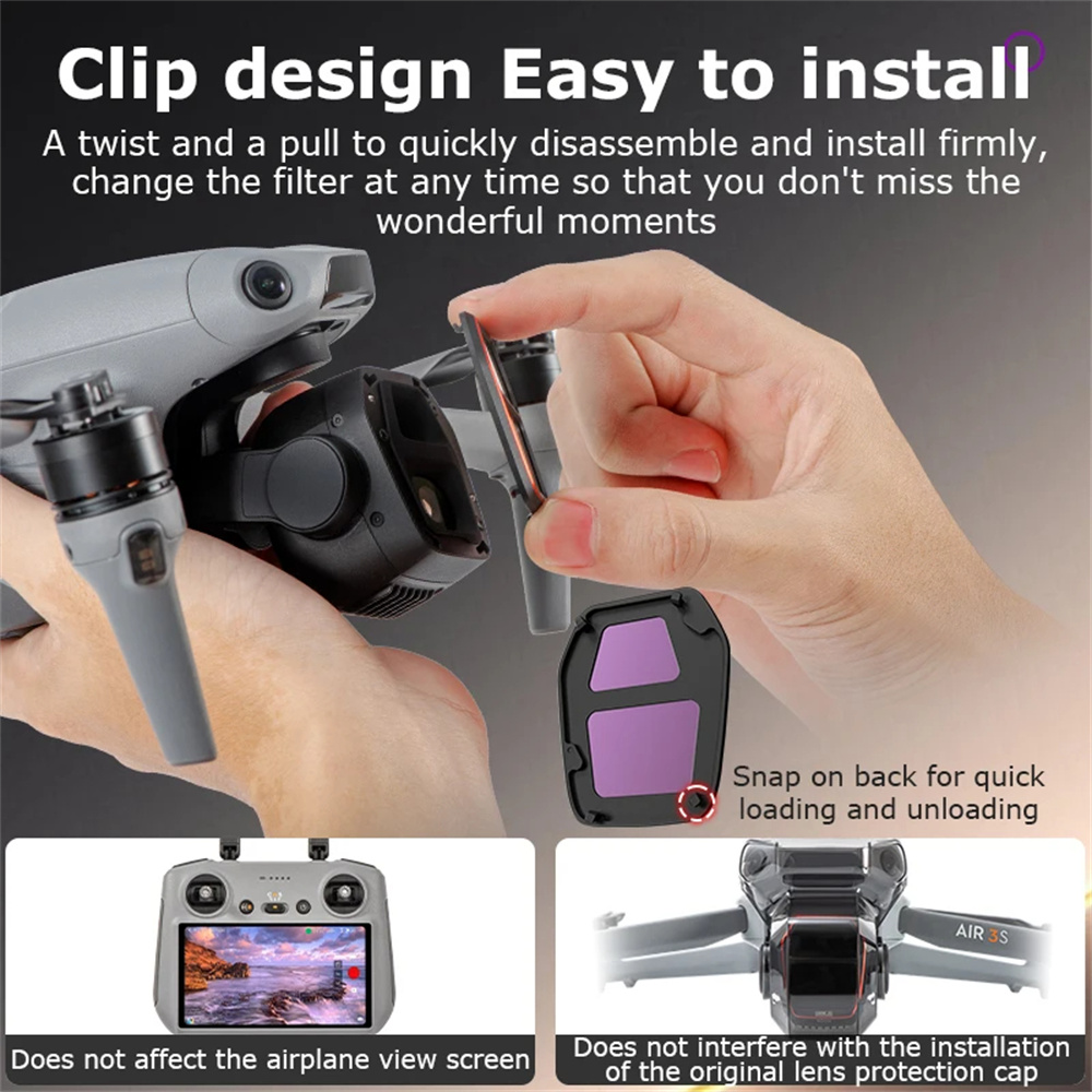 For DJI Air 3S Camera Lens Fil - Drone Kit Waterproof 评论和价格